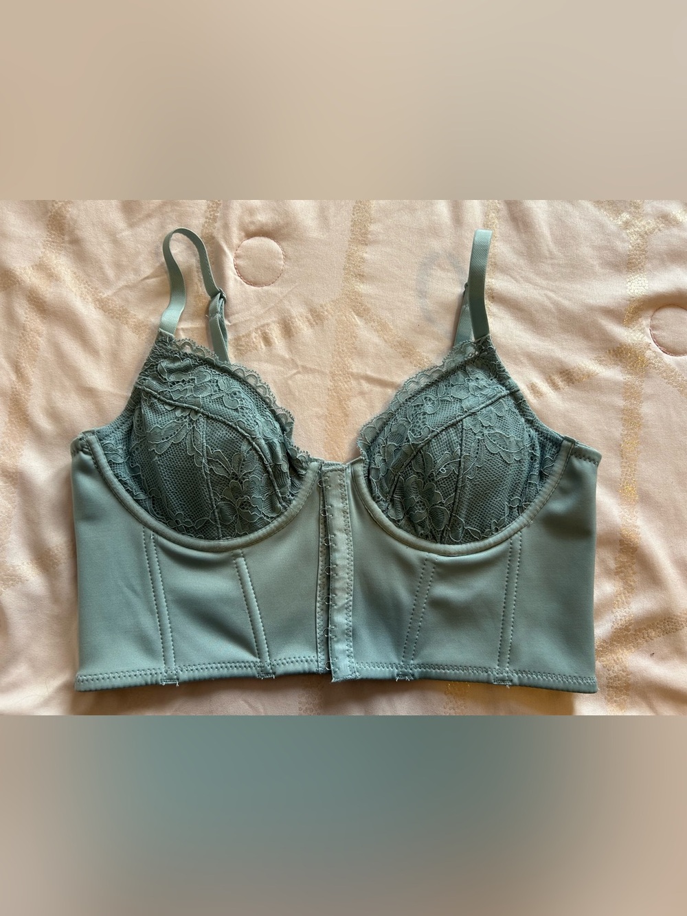 Garage Lace Longline Bra corset top